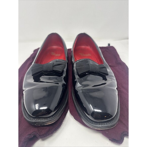 Allen Edmonds Black Patent Leather Formal Dress Shoes Tuxedo Bow Tie SZ 11.5 EE main image 11